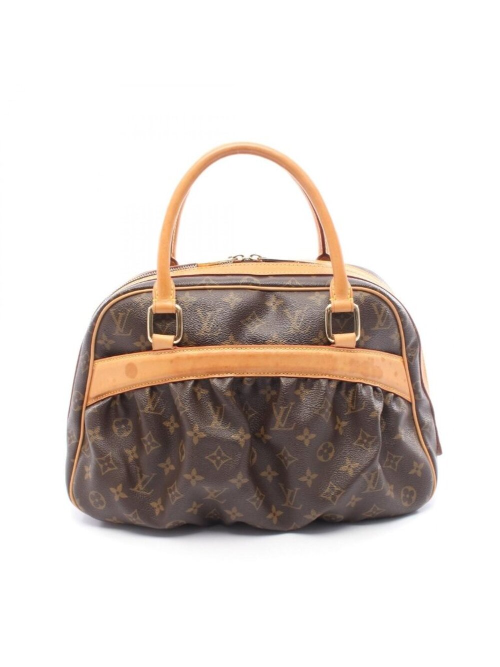 Louis Vuitton Handbag Mitzi Canvas Leather